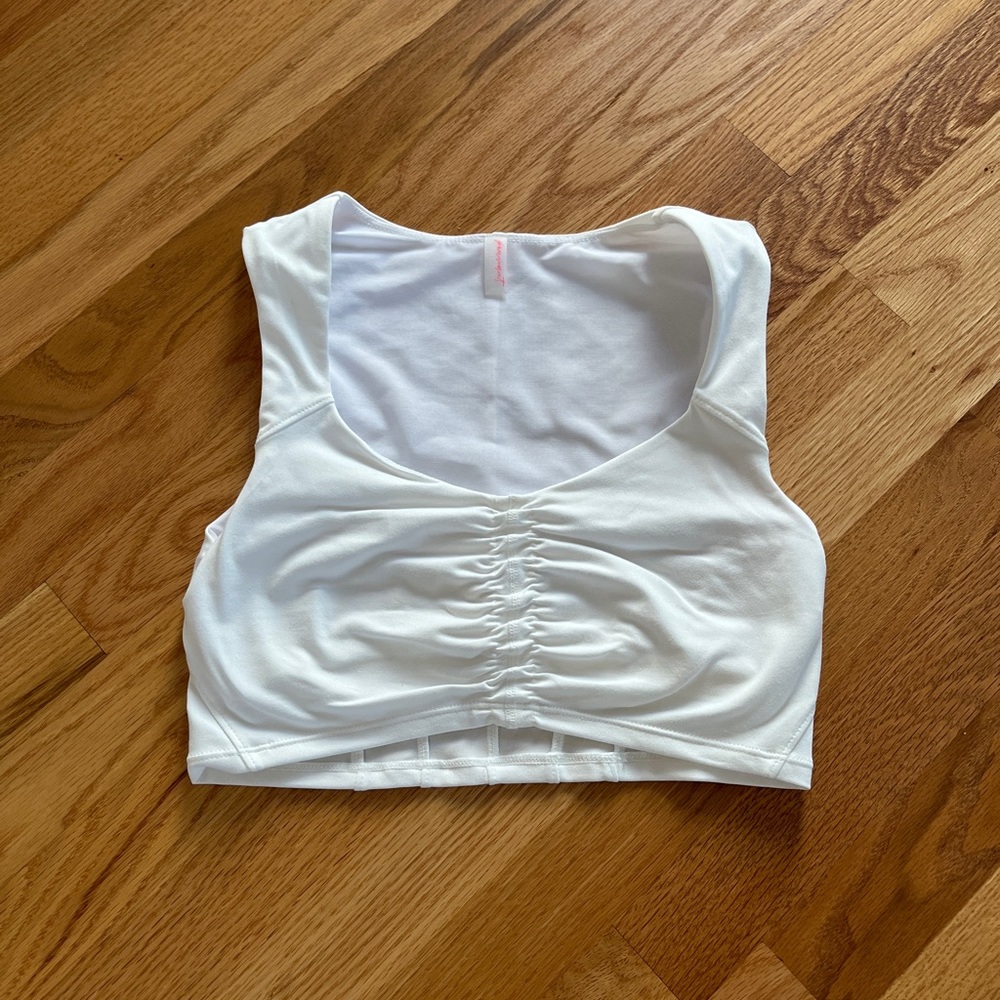 Free people white sports bra